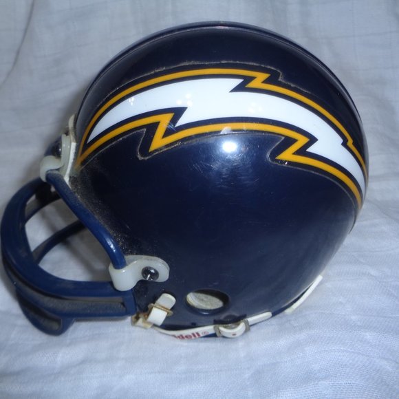 San Diego Chargers Riddell Mini Football Helmet 3 5/8 Vintage 1995 NFL - Picture 2 of 6